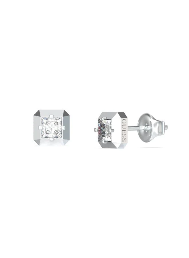 GUESS 7Mm Crystal Cube Studs
